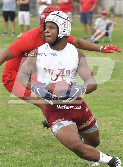 Thumbnail 1 in Mater Dei vs. Alemany (Battle at the Beach 7x7) photogallery.
