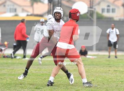 Thumbnail 3 in Mater Dei vs. Alemany (Battle at the Beach 7x7) photogallery.