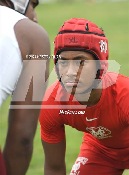 Thumbnail 3 in Mater Dei vs. Alemany (Battle at the Beach 7x7) photogallery.