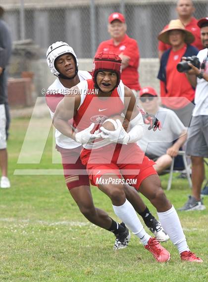 Thumbnail 2 in Mater Dei vs. Alemany (Battle at the Beach 7x7) photogallery.
