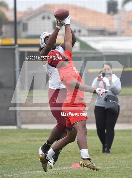 Thumbnail 2 in Mater Dei vs. Alemany (Battle at the Beach 7x7) photogallery.
