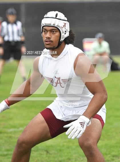 Thumbnail 1 in Mater Dei vs. Alemany (Battle at the Beach 7x7) photogallery.