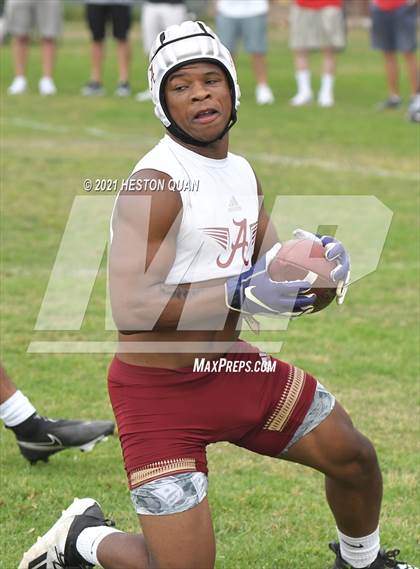 Thumbnail 2 in Mater Dei vs. Alemany (Battle at the Beach 7x7) photogallery.