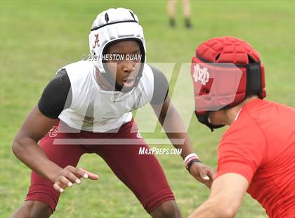 Thumbnail 3 in Mater Dei vs. Alemany (Battle at the Beach 7x7) photogallery.