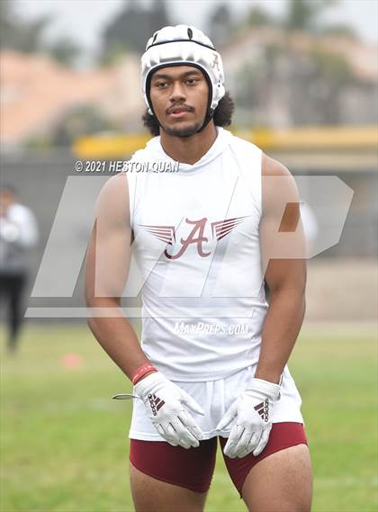 Thumbnail 2 in Mater Dei vs. Alemany (Battle at the Beach 7x7) photogallery.