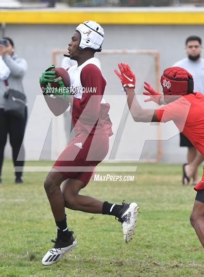 Thumbnail 3 in Mater Dei vs. Alemany (Battle at the Beach 7x7) photogallery.