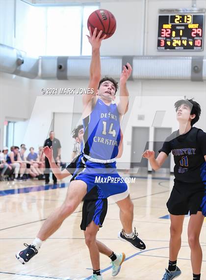 Thumbnail 1 in Desert Christian vs. Phoenix Country Day (PCDS Desert Classic) photogallery.