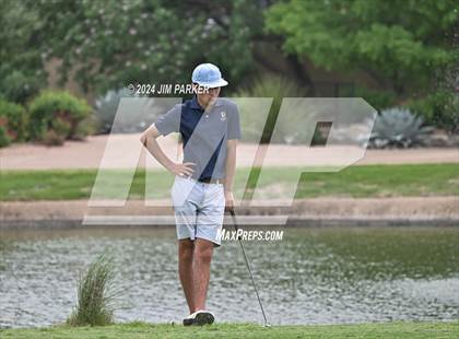 Thumbnail 1 in UIL 6A Golf State Final (Round 2) photogallery.
