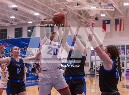 Thumbnail 3 in West Brook vs Friendswood (UIL 5A D1 Basketball Bi-District) photogallery.