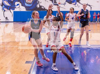 Thumbnail 2 in West Brook vs Friendswood (UIL 5A D1 Basketball Bi-District) photogallery.