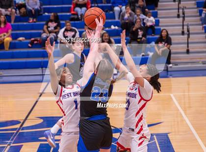 Thumbnail 3 in West Brook vs Friendswood (UIL 5A D1 Basketball Bi-District) photogallery.
