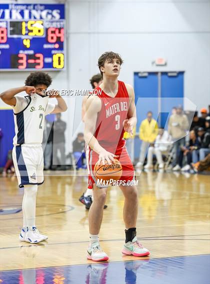 Thumbnail 2 in Mater Dei vs St. Bernard (CIF Division 1 Round 2) photogallery.