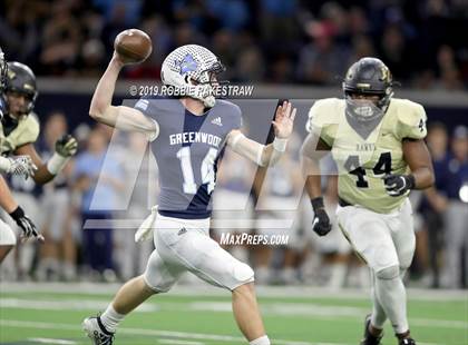 Thumbnail 3 in Greenwood vs. Pleasant Grove (UIL 4A Division 2 Semifinal) photogallery.