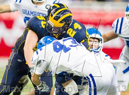 Thumbnail 1 in Detroit Catholic Central vs Clarkston (MHSAA Division 1 Final) photogallery.
