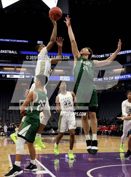 Thumbnail 3 in Grant vs St. Mary's (CIF SJS D2 Final) photogallery.