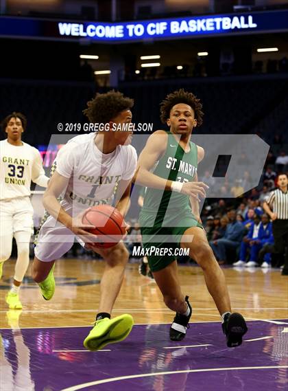 Thumbnail 1 in Grant vs St. Mary's (CIF SJS D2 Final) photogallery.