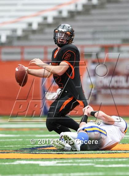 Thumbnail 2 in Schuylerville vs. Cazenovia (NYSPHSAA Class B Final) photogallery.