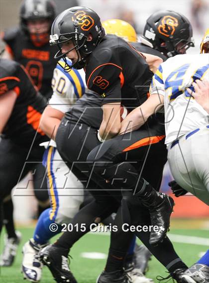 Thumbnail 2 in Schuylerville vs. Cazenovia (NYSPHSAA Class B Final) photogallery.