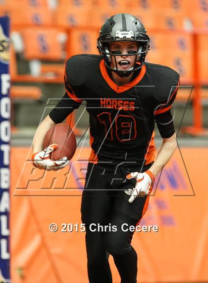 Thumbnail 2 in Schuylerville vs. Cazenovia (NYSPHSAA Class B Final) photogallery.