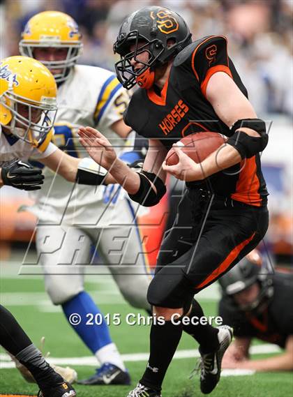 Thumbnail 3 in Schuylerville vs. Cazenovia (NYSPHSAA Class B Final) photogallery.