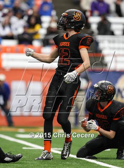 Thumbnail 2 in Schuylerville vs. Cazenovia (NYSPHSAA Class B Final) photogallery.