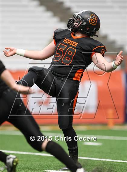 Thumbnail 2 in Schuylerville vs. Cazenovia (NYSPHSAA Class B Final) photogallery.