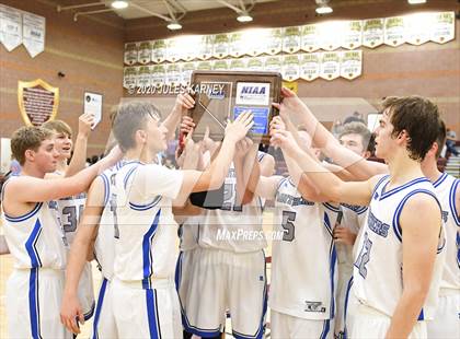 Thumbnail 1 in Pahranagat Valley vs Owyhee (NIAA 1A Southern/Eastern Final) photogallery.