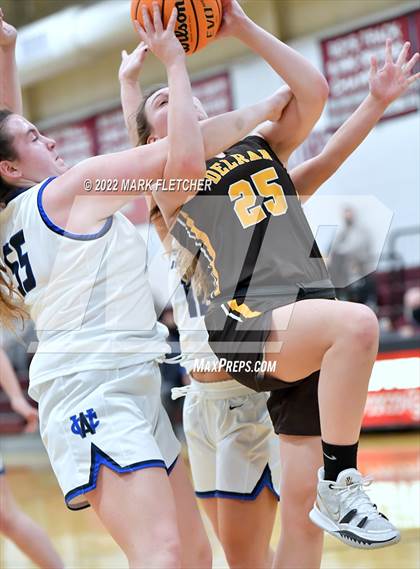 Thumbnail 3 in Wildwood Catholic vs Delran (South Jersey Invitational) photogallery.