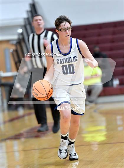 Thumbnail 1 in Wildwood Catholic vs Delran (South Jersey Invitational) photogallery.