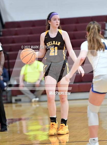 Thumbnail 2 in Wildwood Catholic vs Delran (South Jersey Invitational) photogallery.