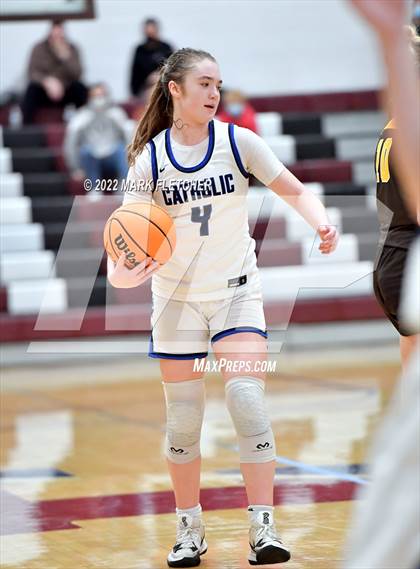 Thumbnail 2 in Wildwood Catholic vs Delran (South Jersey Invitational) photogallery.
