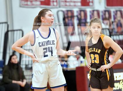 Thumbnail 1 in Wildwood Catholic vs Delran (South Jersey Invitational) photogallery.