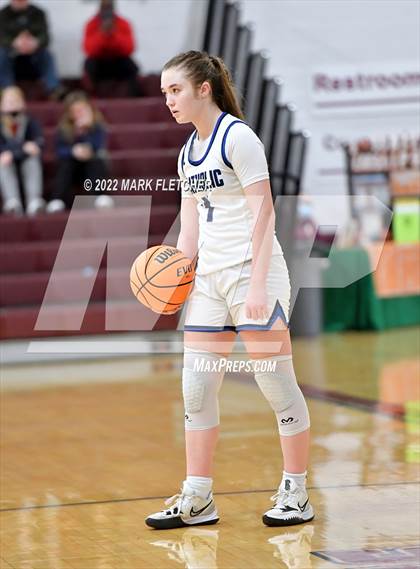 Thumbnail 3 in Wildwood Catholic vs Delran (South Jersey Invitational) photogallery.