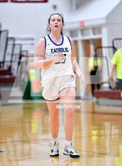 Thumbnail 1 in Wildwood Catholic vs Delran (South Jersey Invitational) photogallery.
