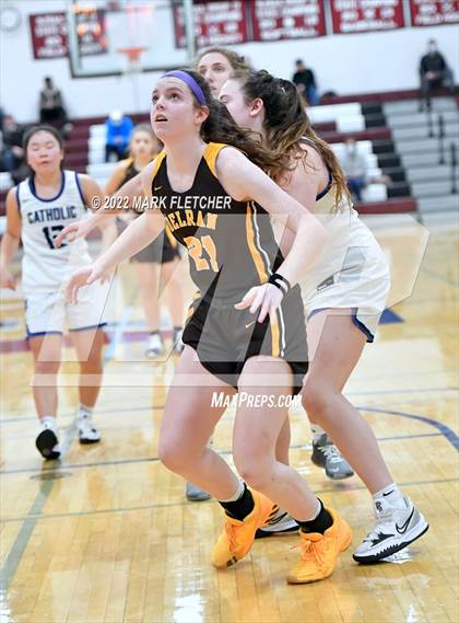Thumbnail 3 in Wildwood Catholic vs Delran (South Jersey Invitational) photogallery.