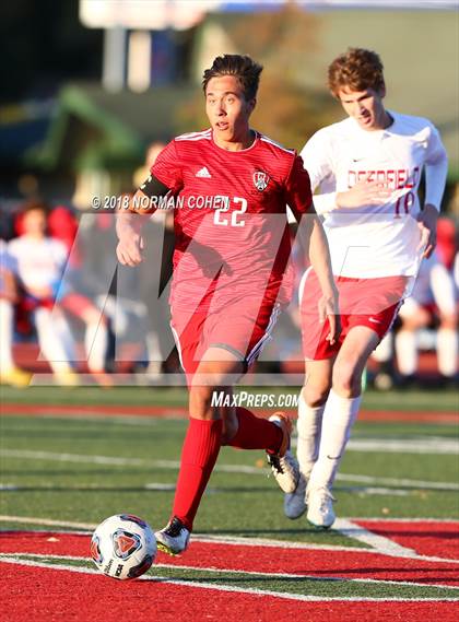 Thumbnail 1 in Deerfield @ Mundelein (IHSA Regional Quarterfinal) photogallery.