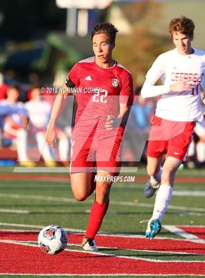 Thumbnail 2 in Deerfield @ Mundelein (IHSA Regional Quarterfinal) photogallery.