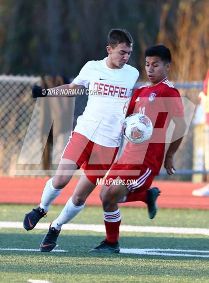 Thumbnail 1 in Deerfield @ Mundelein (IHSA Regional Quarterfinal) photogallery.