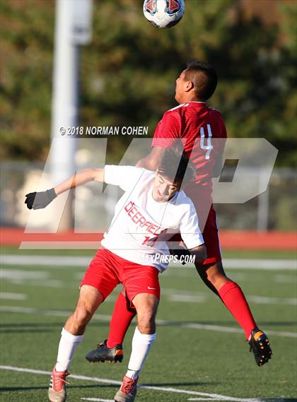 Thumbnail 3 in Deerfield @ Mundelein (IHSA Regional Quarterfinal) photogallery.