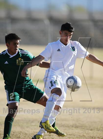Thumbnail 1 in Canyon del Oro vs. Amphitheater (Chris Maier Soccer Tournament) photogallery.