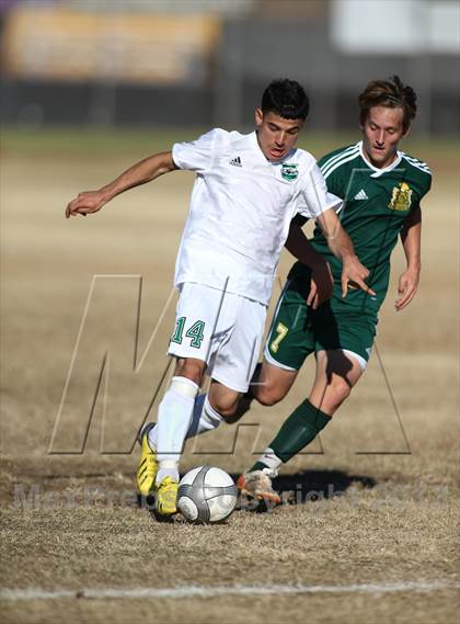 Thumbnail 1 in Canyon del Oro vs. Amphitheater (Chris Maier Soccer Tournament) photogallery.