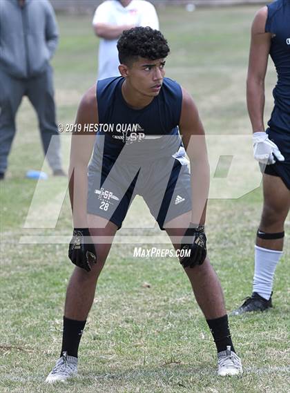 Thumbnail 1 in Mater Dei vs.St. Paul (Battle at the Beach 7x7) photogallery.