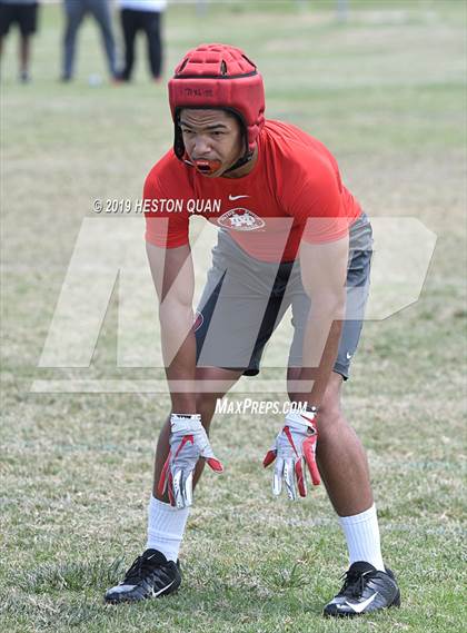 Thumbnail 1 in Mater Dei vs.St. Paul (Battle at the Beach 7x7) photogallery.