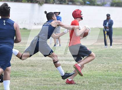 Thumbnail 3 in Mater Dei vs.St. Paul (Battle at the Beach 7x7) photogallery.