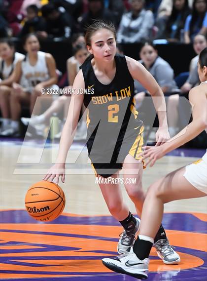 Thumbnail 3 in Show Low vs. Bourgade Catholic (AIA 3A Quarterfinal) photogallery.