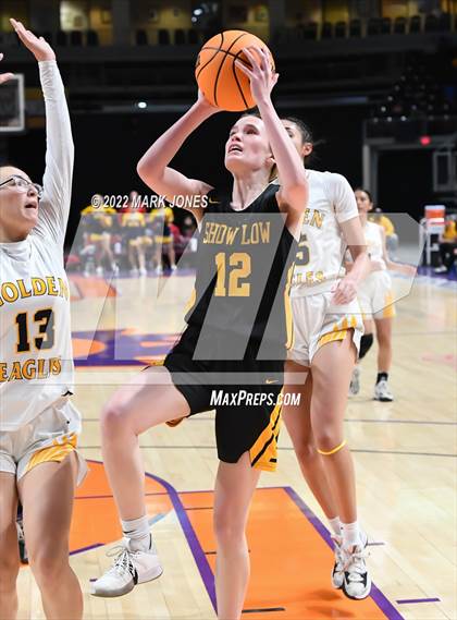 Thumbnail 3 in Show Low vs. Bourgade Catholic (AIA 3A Quarterfinal) photogallery.