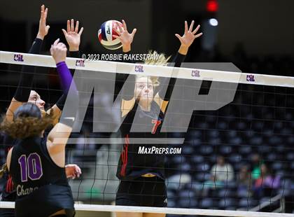 Thumbnail 2 in Fulshear vs. Lovejoy (UIL 5A Volleyball Semifinal) photogallery.