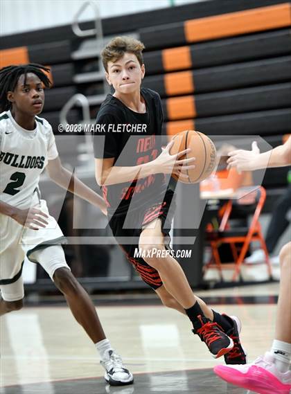 Thumbnail 3 in New Smyrna Beach vs DeLand (JV Shoot-out at Spruce Creek) photogallery.