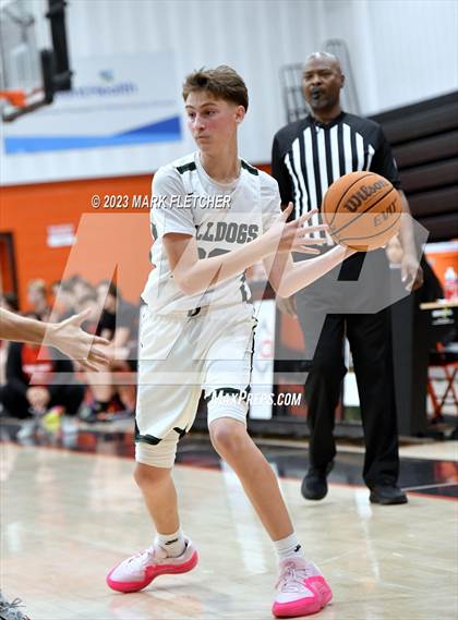 Thumbnail 1 in New Smyrna Beach vs DeLand (JV Shoot-out at Spruce Creek) photogallery.