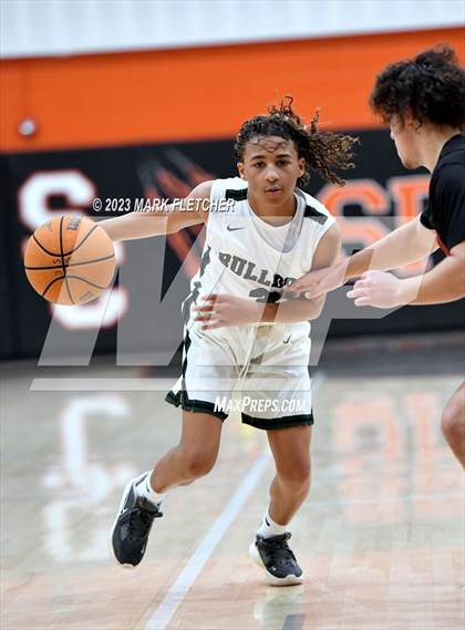 Thumbnail 3 in New Smyrna Beach vs DeLand (JV Shoot-out at Spruce Creek) photogallery.